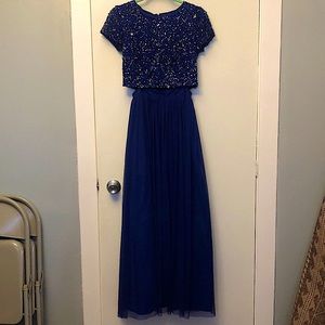 Adrianna Papell Special occasion blue gown